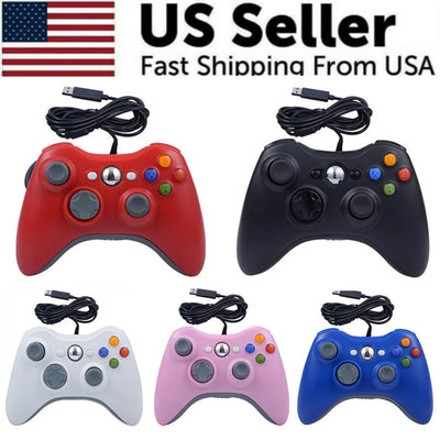 Wired Controller USB for PC Compatible with Xbox 360 / Windows 7 8 10 11 Gamepad